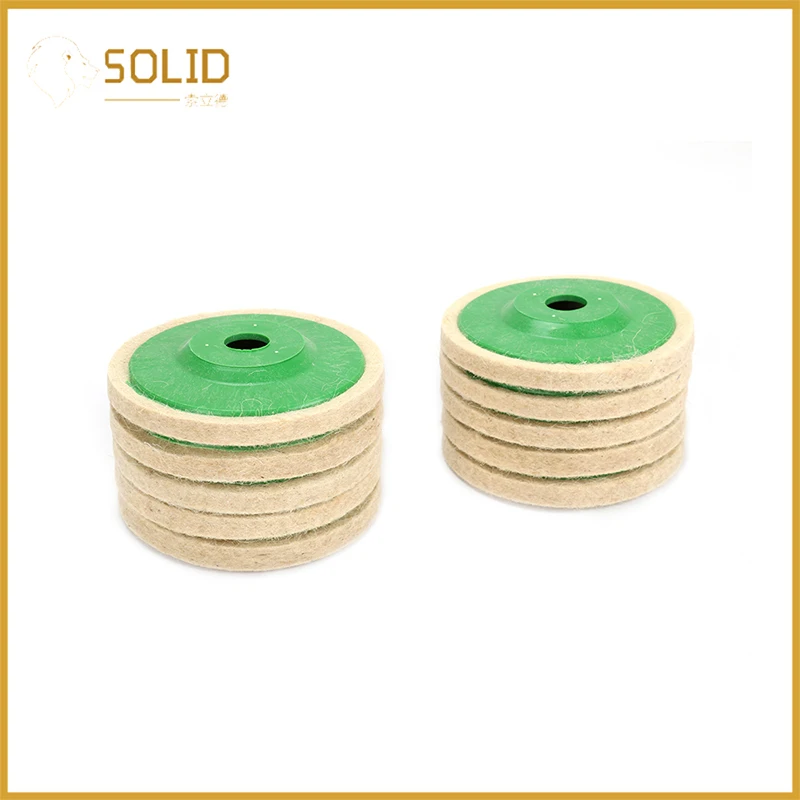 4inch Wool Polishing Pads Buffing Angle Grinder Wheel Felt Polishing