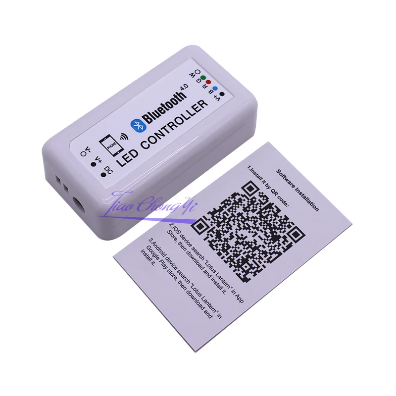 Светодиодный Bluetooth RGBW контроллер постоянного тока 12 24 в беспроводной IOS/Android
