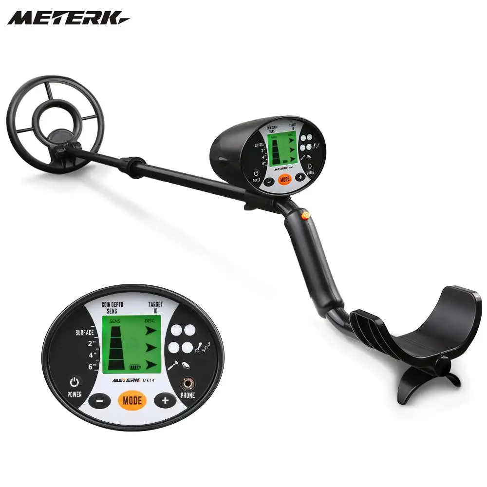 

Meterk High Sensitivity High Performance Metal Detector Underground Metal Detector Gold Digger Treasure Hunter Metal Finder