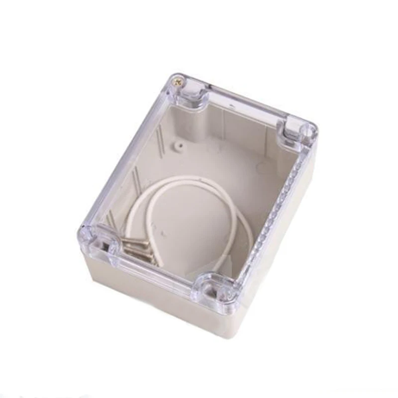 

1pc Plastic DIY Electronic Project Instrument Box Clear Cover Waterproof Enclosure Case 115mmx90mmx55mm