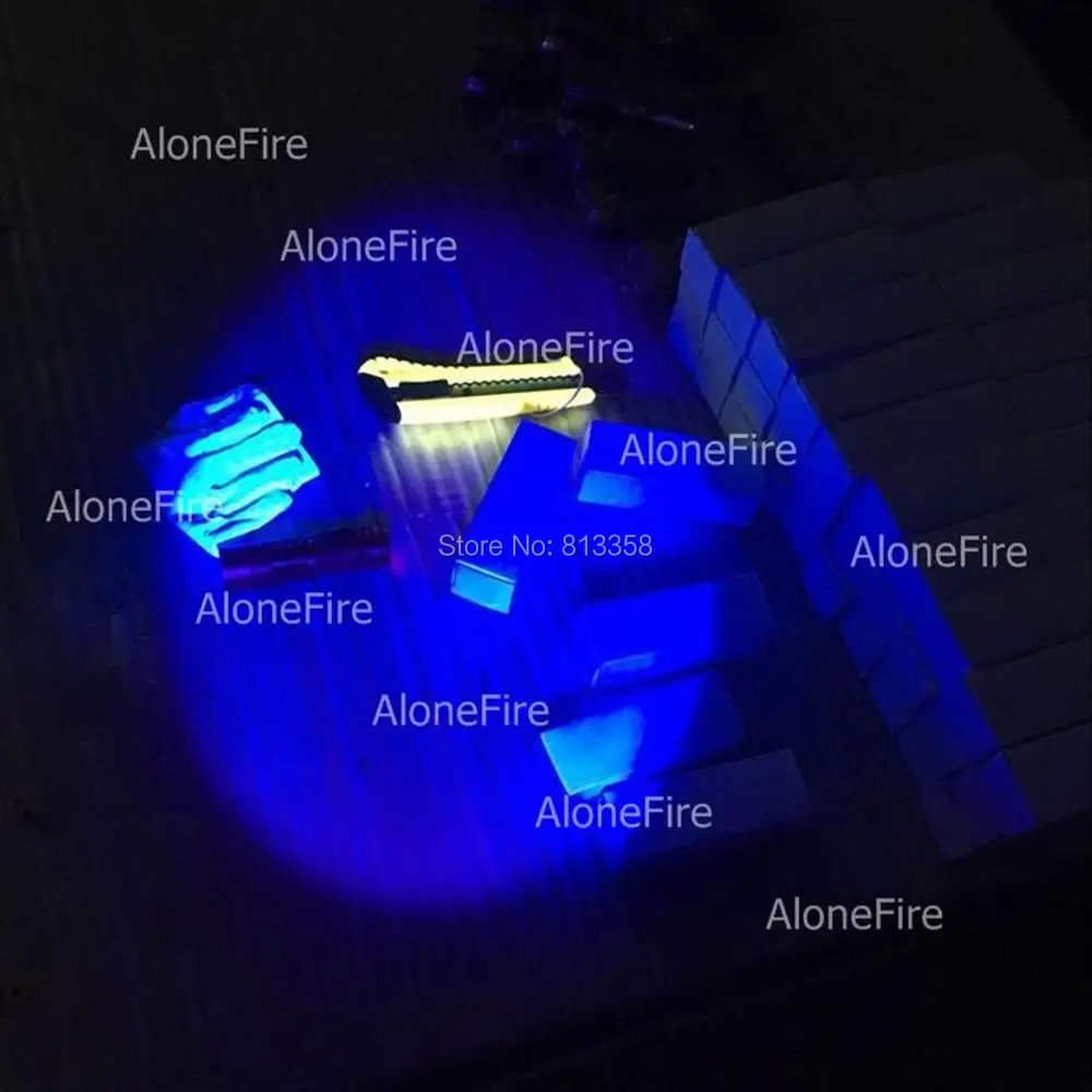 Фонарик AloneFire SV200 белый и УФ фонарь 365 нм лампа ручка для идентификации денег