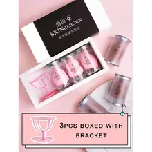 XY Fancy 3 шт макияж основа губка косметический спонж скрывающий порошок Косметическая пуховка инструмент с Порошковым слоем стенд