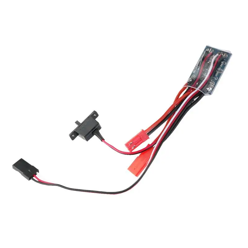 RC ESC 10A щеточный контроллер скорости двигателя для автомобиля лодки без тормоза и