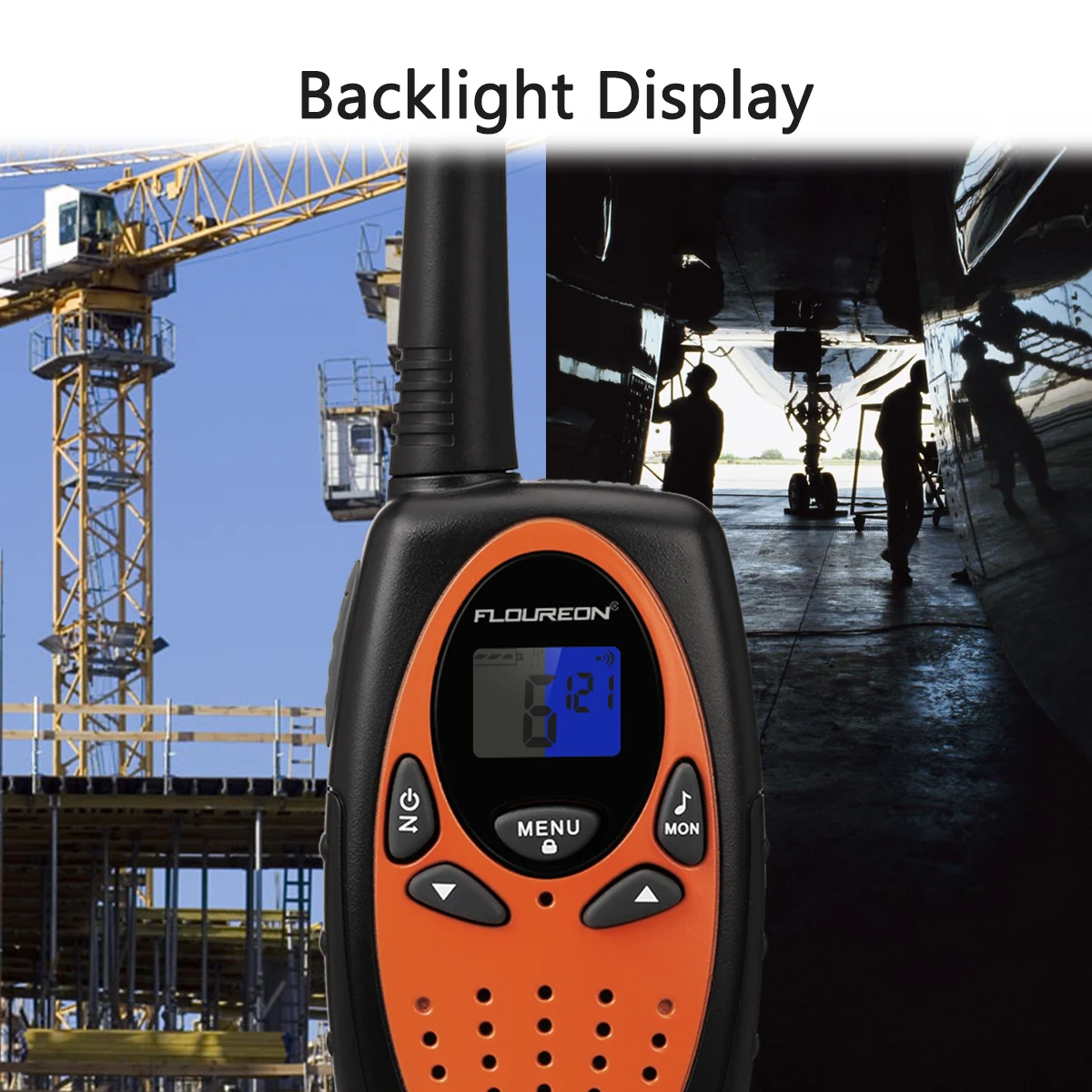 FLOUREON XF 638 8 каналов Walkie Talkies PMR 446MHZ VOX двухстороннее радио 3 мили дистанционная