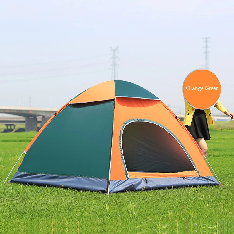 

Anti-UV 2 Person Ultralight Folding Tent Outdoor Portable Waterproof Hiking Camping Tent Pop Up Automatic Four Season Beach Tent