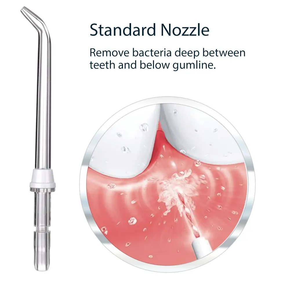 2 сменных наконечника, совместимых с Mornwell D51 водный ирригатор для полости рта