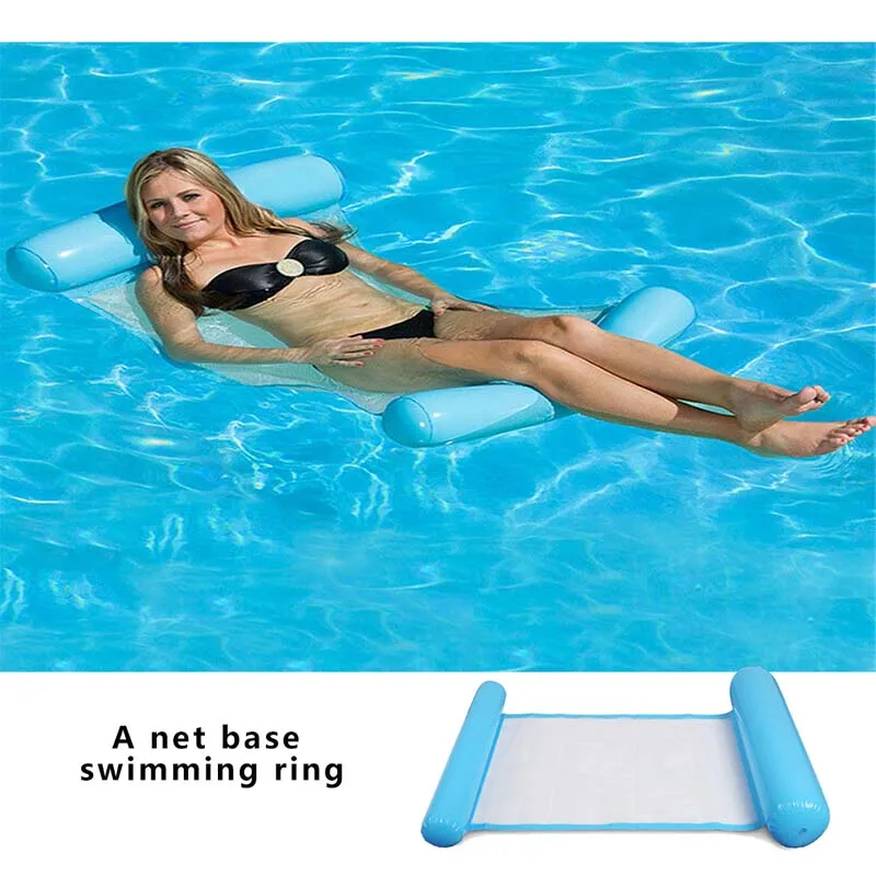 مرتبة هوائية طوي السباحة بركة سرير مائي كرسي نفخ أرجوحة سرير عائم الترفيه وسادة صالة وسادة الرياضات المائية