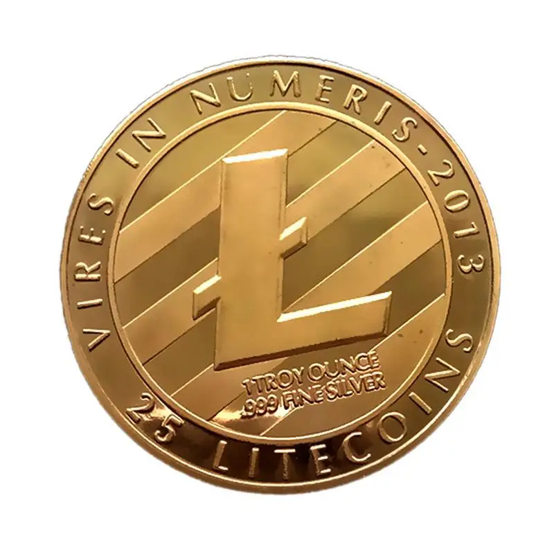 New Wright virtual metal commemorative coin litecoin export commemorative coin medal gift