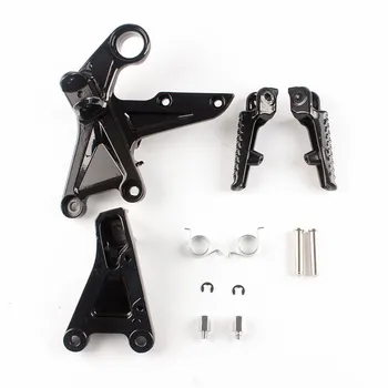 

For Honda CBR1000RR 2008 2009 2010 2011 Front Passenger Foot Pegs Footrest Bracket Black