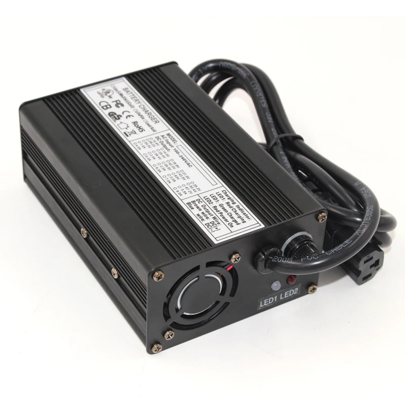 42V 3A Lithium Battery Charger for 10S 36V Li-ion Lipo Battery Power Tool