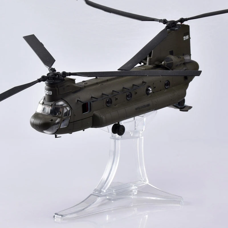Новинка 1/72 литье под давлением зеленый армейский вертолет Chinook модель Боинга Ch 47