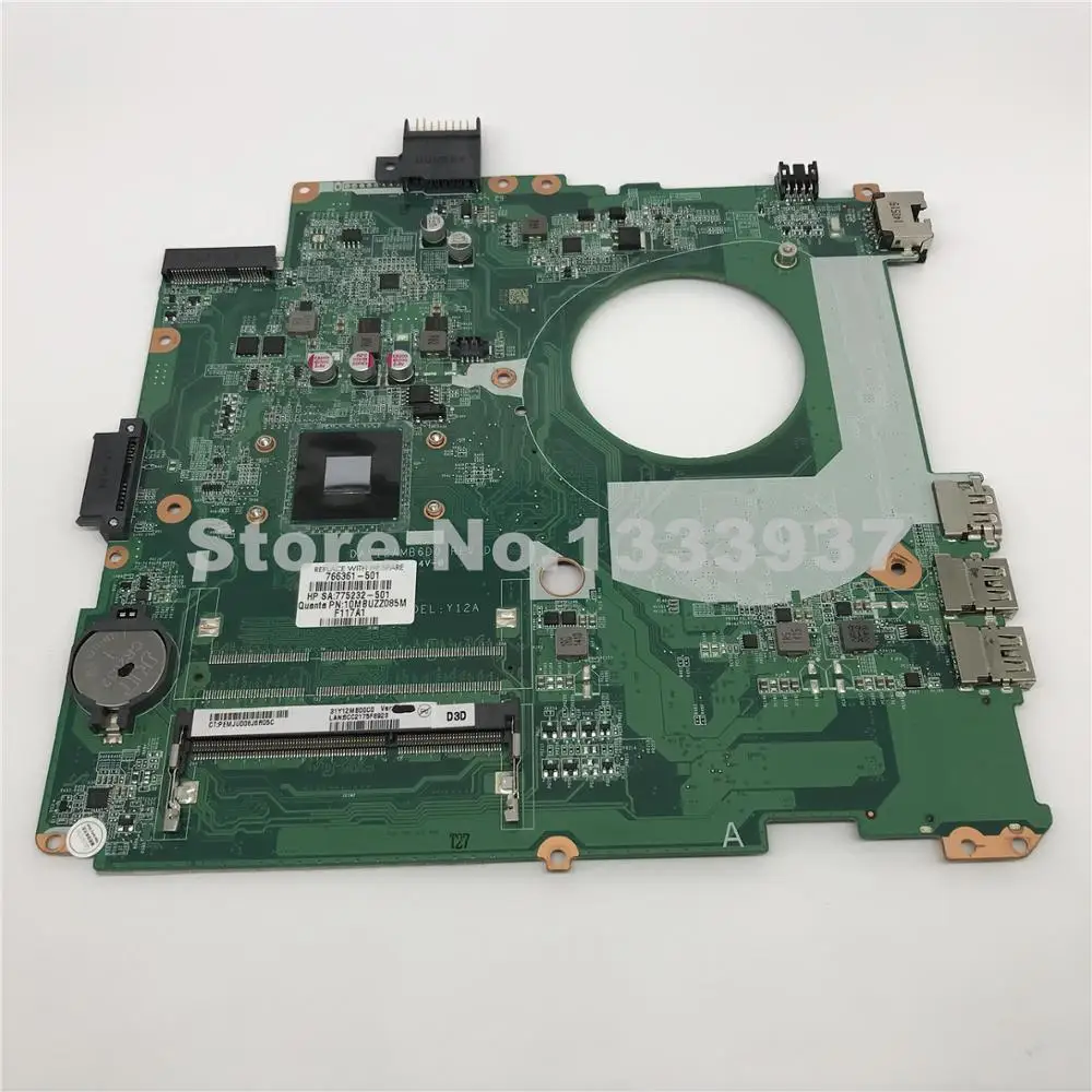 Материнская плата 766361-501 775232-501 для ноутбука HP Pavilion 14-V Y12A 17-F 14-V038CA материнская N3530