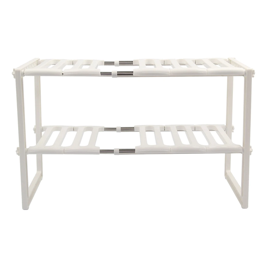 

Kitchen Rack Organiser Adjustable Removeable Under Sink Storage Tidy Shelf Unit