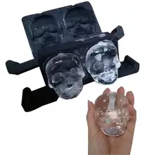 1 шт. призрак голова силиконовые виски кубики льда из камня ведро волшебная водка охладитель пива, вина бар KTV держатель виски охладитель инструменты