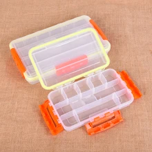 Прозрачный Видимый прозрачный рыболовный ящик для приманки рыболовные крючки Вертлюги бусины Pesca чехол для снастей коробка для хранения аксессуаров