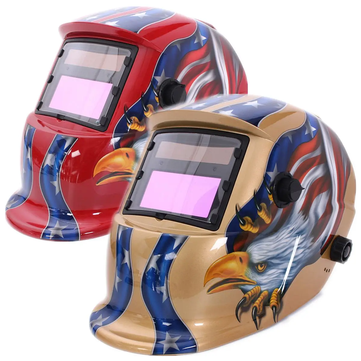 

New Eagle Solar Auto Darkening Welding Helmets Grinding Helmet Arc Tig mig Welders Mask 16 Levels Anti-UV 2 Color