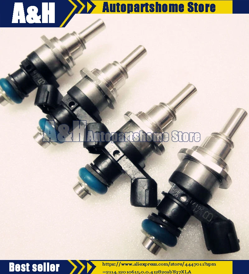 

4X Black Fuel Injectors Turbo Injector L3K913250A E7T-20171 For Mazda 3 BK Mazda 6 Mazda CX7 L3 2.3L