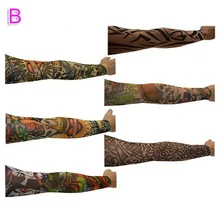 6/10/20 шт нейлон Эластичный Поддельные Временные татуировки рукава тела татуировка на руку поставки TC21