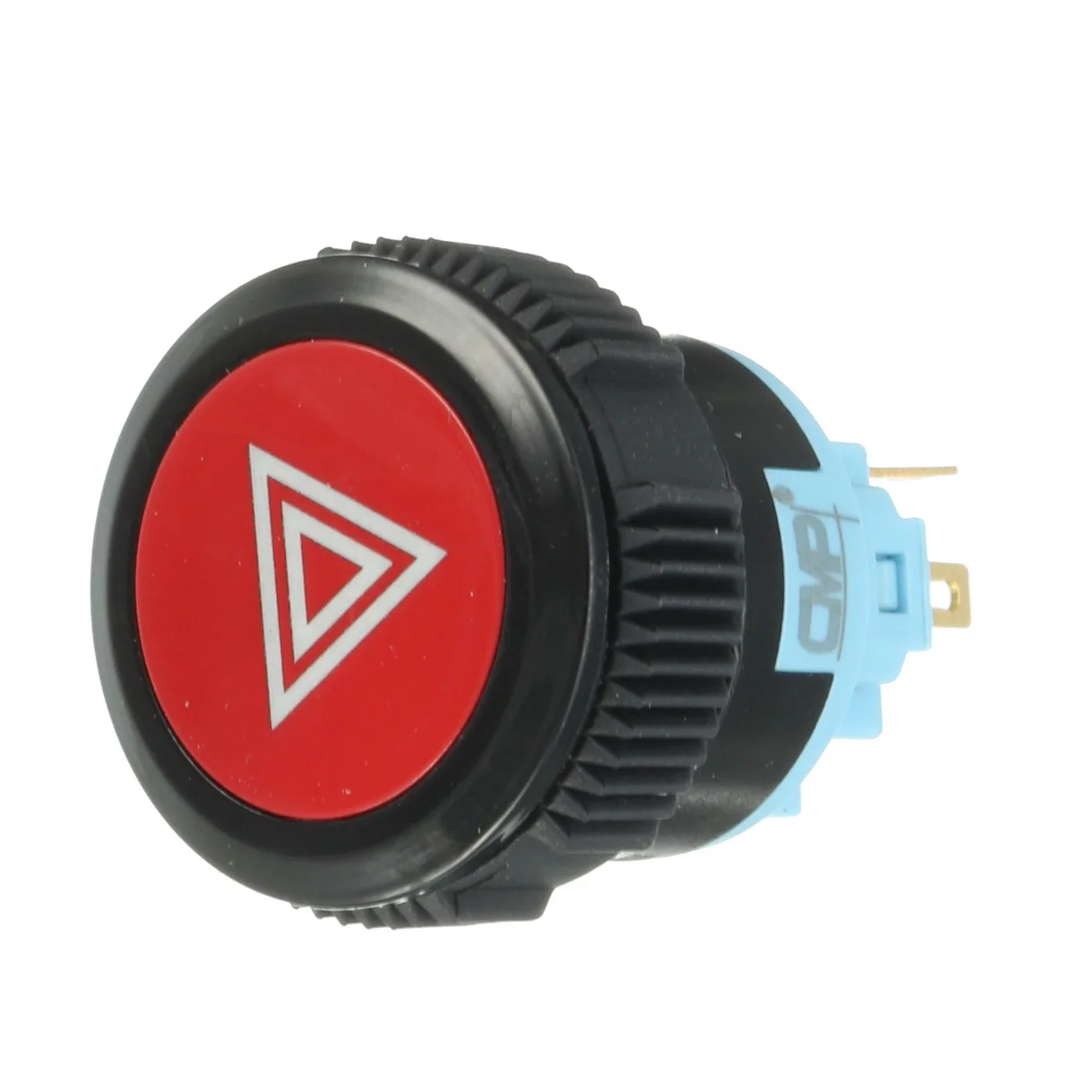 

22mm Red LED Emergency Hazard Warning Flash Light Push Button Switch 12V 24V