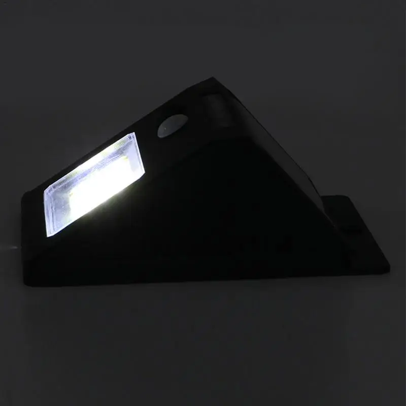 24 LED COB Solar Human Sensor Garden Lamp Villa Street Lamp White Light Waterproof IP65 Outdoor Wall Lamp