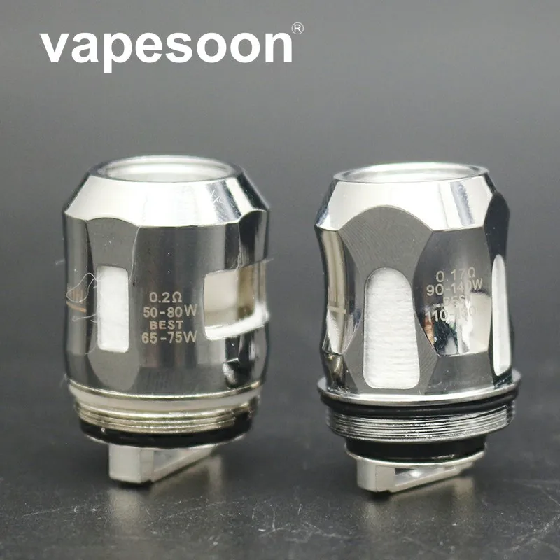 

3pcs TFV8 Baby V2 A1 0.17ohm A2 0.2ohm Single Replacement Coil Head Cores for V8 Baby V2 Tank Atomizer