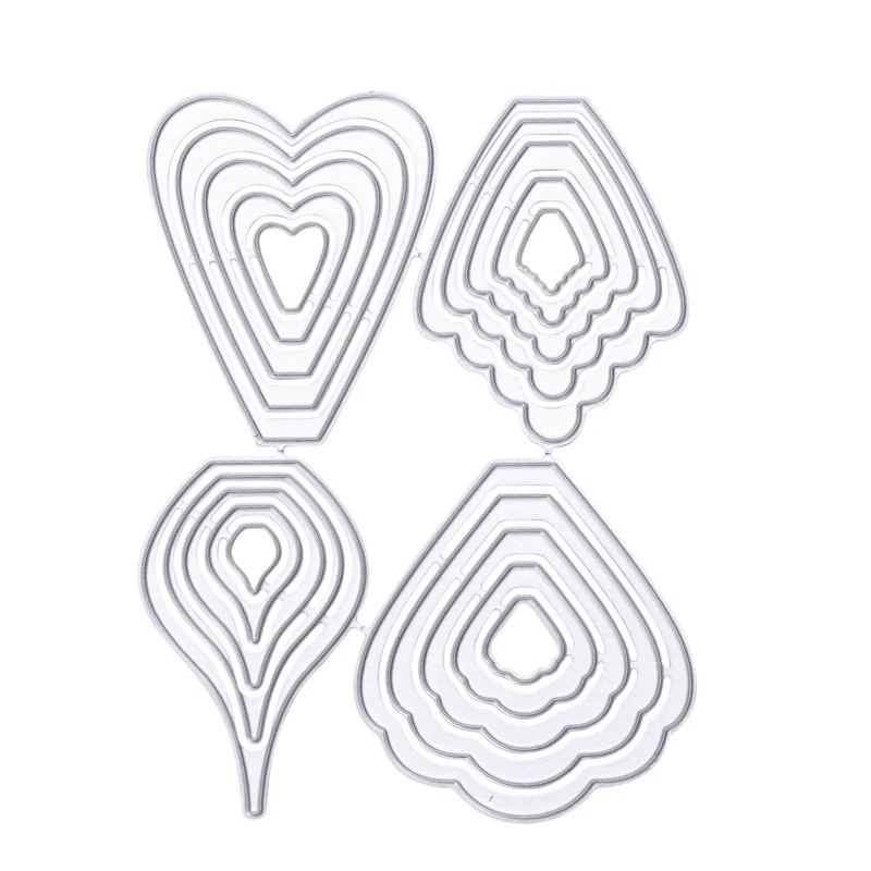

Scrapbooking Punching Machine Blanking Template Embossing Dies Stencils Cutting Cutting Dies, For Sizzix Big Shot And Other Em