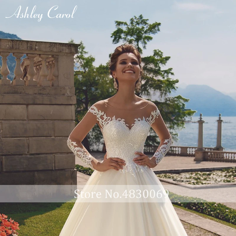 Женское свадебное платье Ashley Carol ТРАПЕЦИЕВИДНОЕ ПЛАТЬЕ с невидимым вырезом и