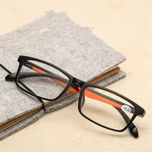 TR90 очки для чтения для мужчин и женщин, очки для дальнозоркости, прозрачные линзы, диоптрий+ 1,0 1,5 2,0 2,5 3,0 3,5