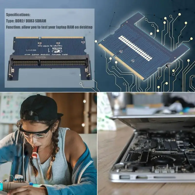 Адаптер памяти VODOOL DDR2/DDR3 для ноутбука SO DIMM настольного ПК|Платы расширения| |