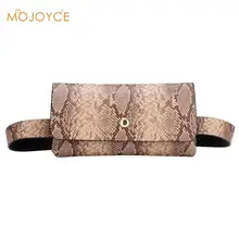 Со змеиным узором Поясные Сумки Фанни карманы на ремне телефонные чехлы Для женщин с откидной крышкой, из искусственной кожи через плечо Повседневное сумка почтальона сумки