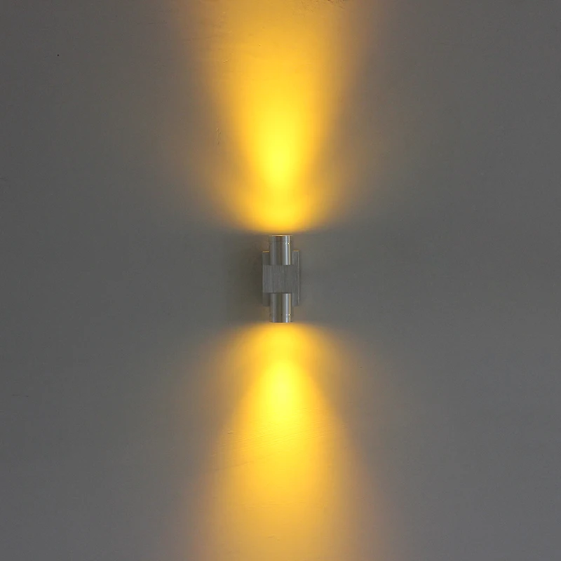 2 Вт AC 85 265 в вверх и вниз Wandlamp для внутреннего ТВ фона прикроватный проходной