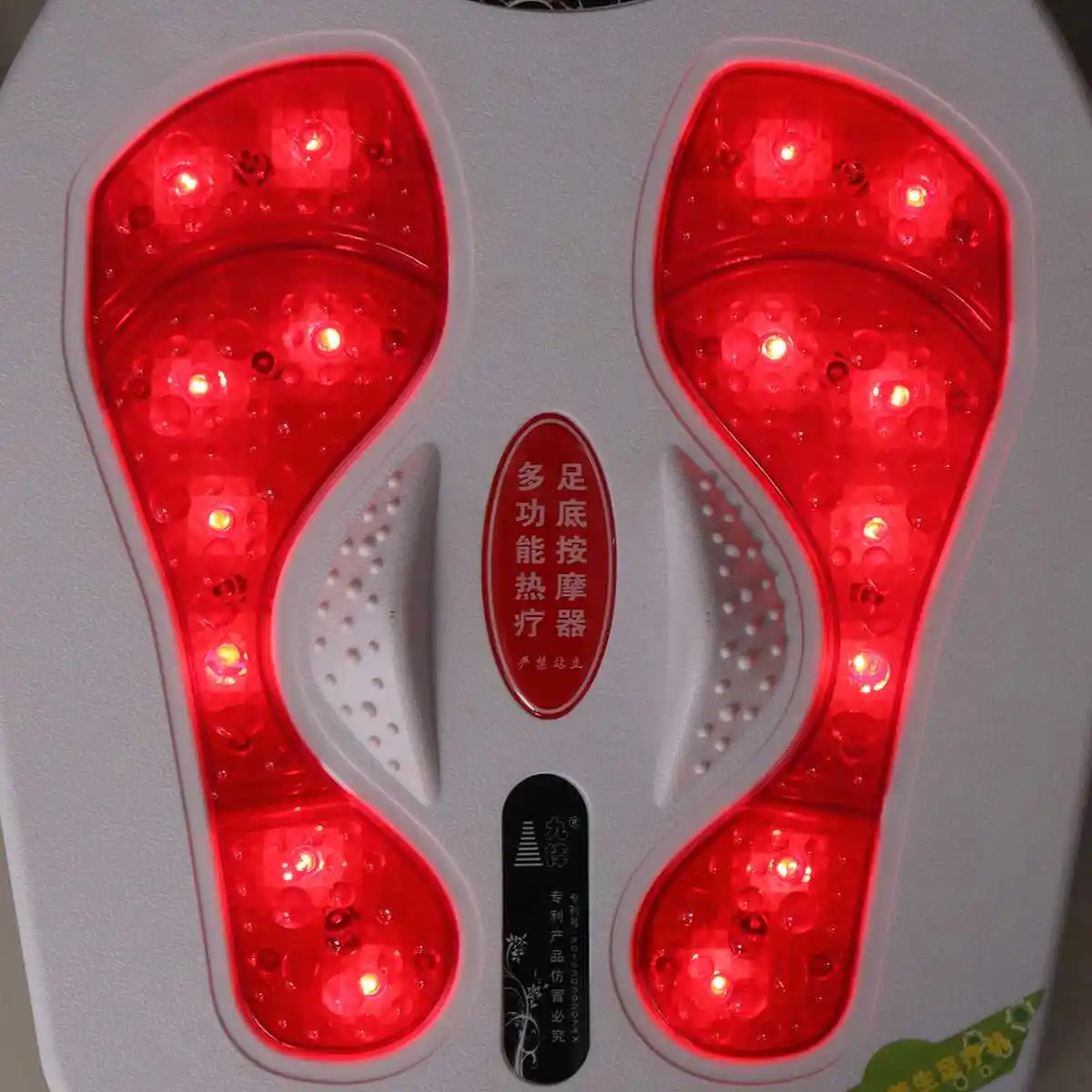 Electric Foot Massager 20W 220V Vibration Infrared Heating Magnetic therapy Spa Relax Magnetic US Plug Blood Circulation Adjust