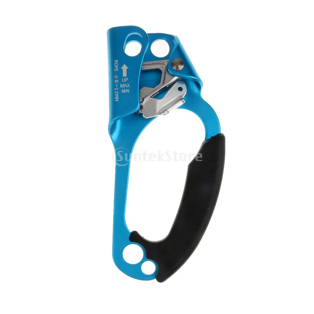 RightLeft Hand Ascender Rock Climbing Tree Arborist Rappelling Gear Equipment Rope Clamp for 8-12MM Rope