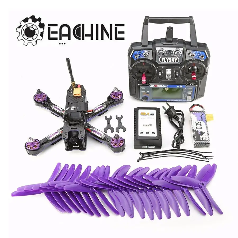 Радиоуправляемый Дрон с камерой FlySky I6 RTF FPV Drone X220 Racing Blheli_S F3 5 8G 40CH 200 МВт 700TVL