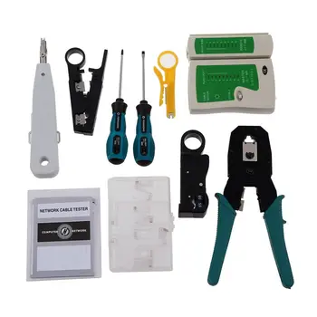 

11 in 1 Professional Network Computer Maintenance Repair Tool Kit Toolbox