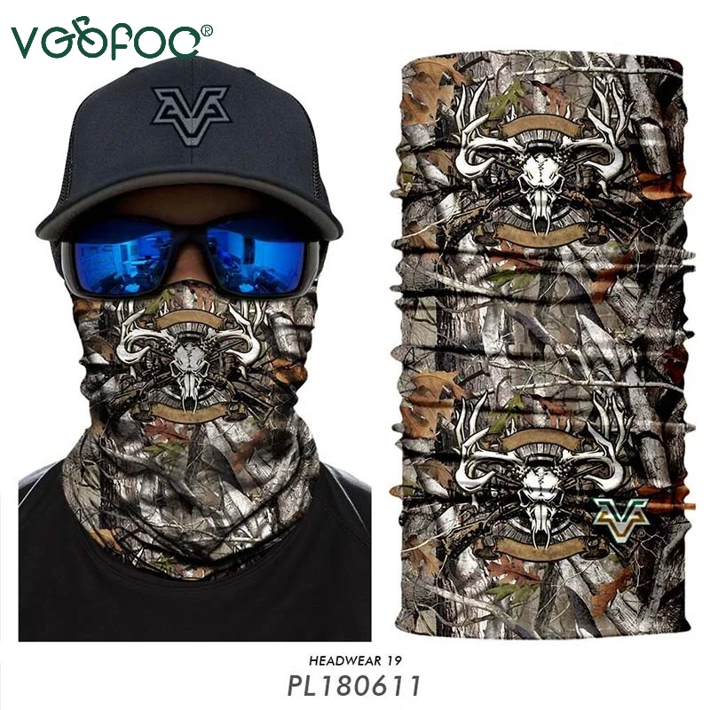 

Wholesales Camouflage Windproof Cycling Scarfs Bandanas ciclismo Scarfs Fishing Camo Bandana Man Face Mask Headwear Neck Warmer