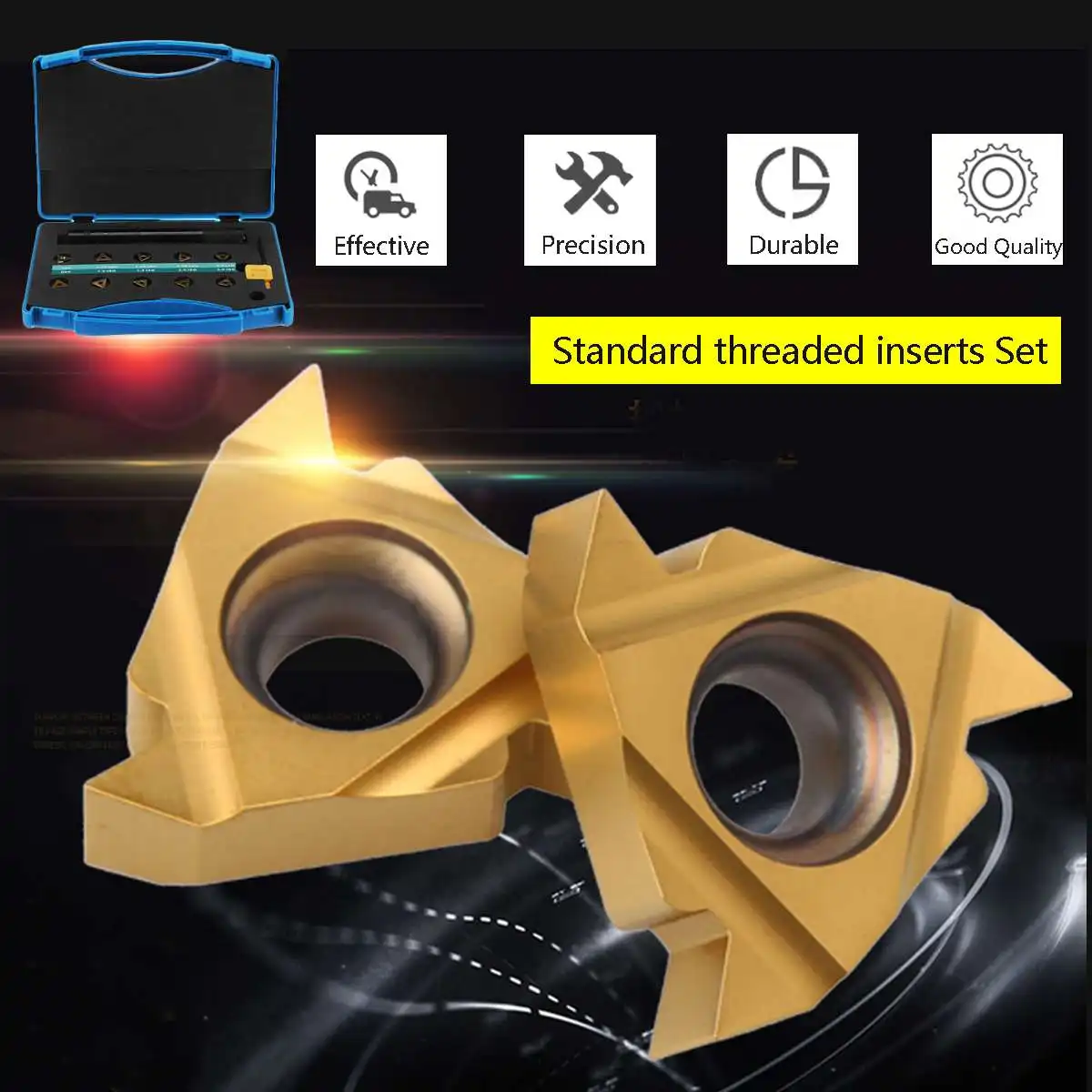 

Standard Threaded Inserts Tool Set Hardware Tools Female Thread Drill Rod SNR0020P16 Boring Bar