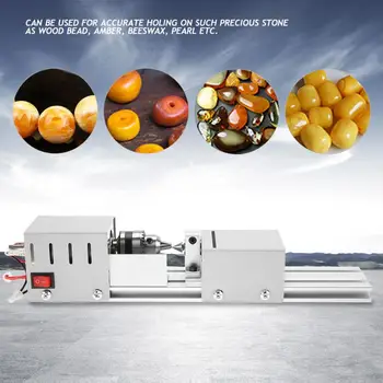 

Drilling Holing Machine DIY Wood Drill Jewelry Beads Polishing Drilling Tool US Plug 110-240V drill press perceuse bois machine