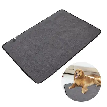 

UEETEK Foldable Multifunctional Outdoor Pet Mat Waterproof Warming Blanket for Dogs and Cats (Black)