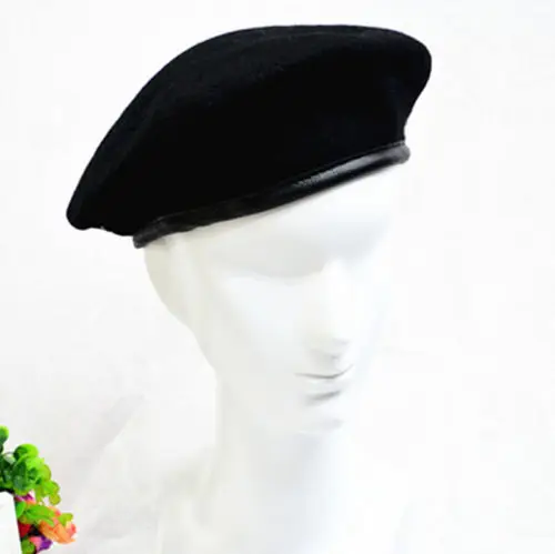 

Military Army Soldier Hat Men Women Wool Beret Uniform Cap Classic Artist