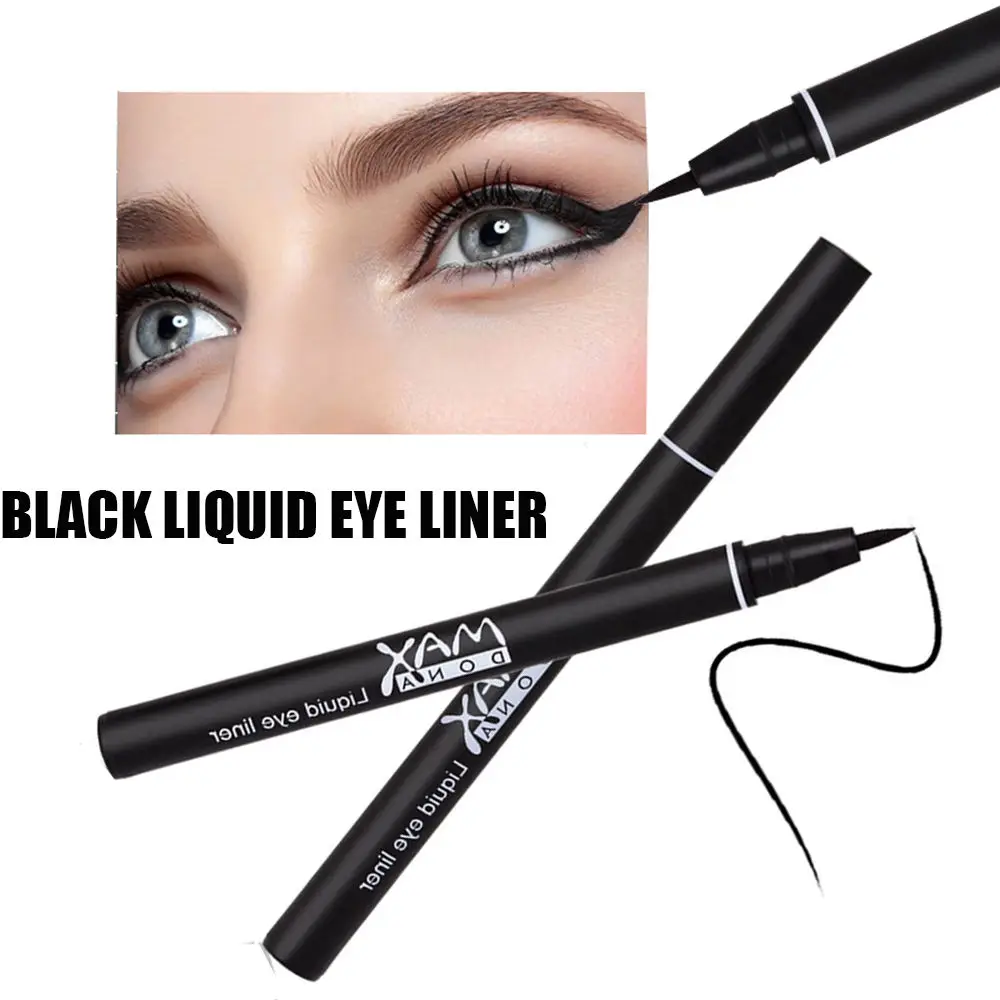 

Fashion Pure Black Eyeliner Pen Waterproof Long Lasting Eye Liner Eye Makeup 1PC