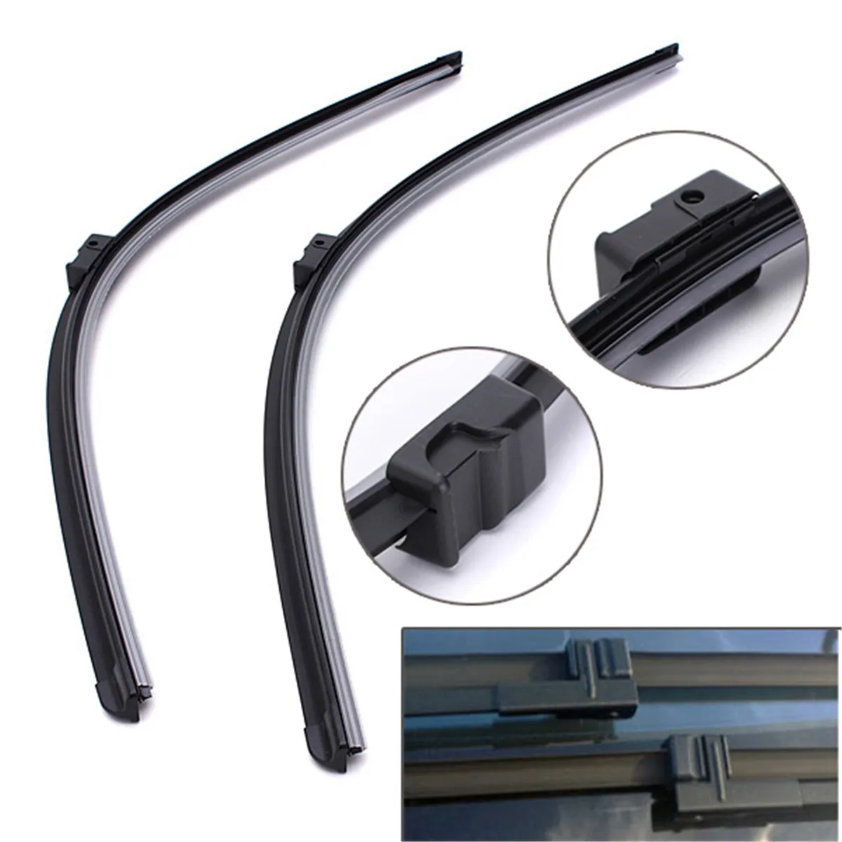 

2x Wi Flat Wiper Blades Blade Set 32"30" For CITROEN C4 Grand Picasso 2006-2008