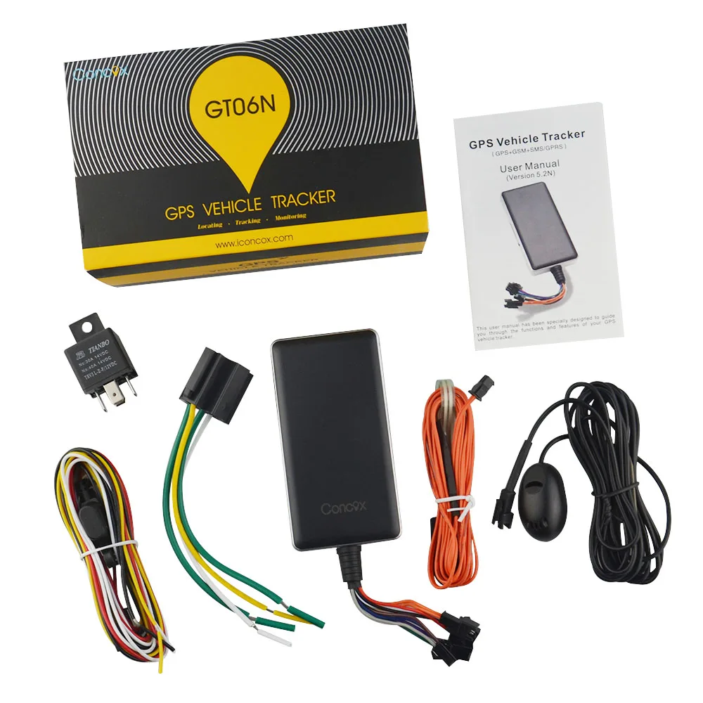 

original concox Car GPS tracker GT06N GPS tracker 9-36v ACC detection cut off car power remote support tracksolid platform APP
