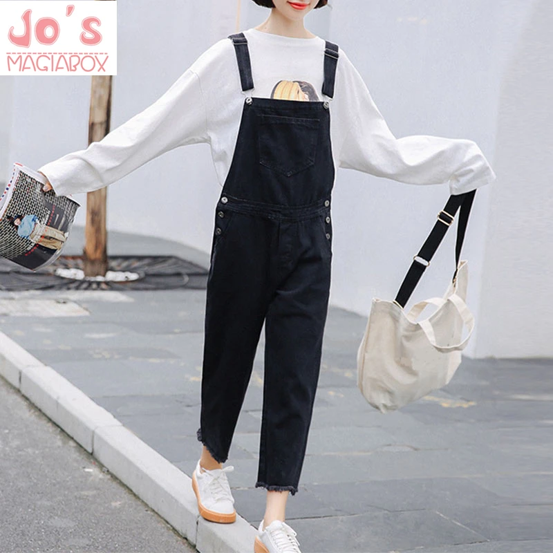 black romper overalls