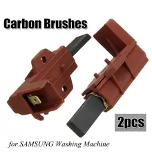 2 pièces lave linge moteur carbone brosse et support pour SAMSUNG Ariston Indesit Welling