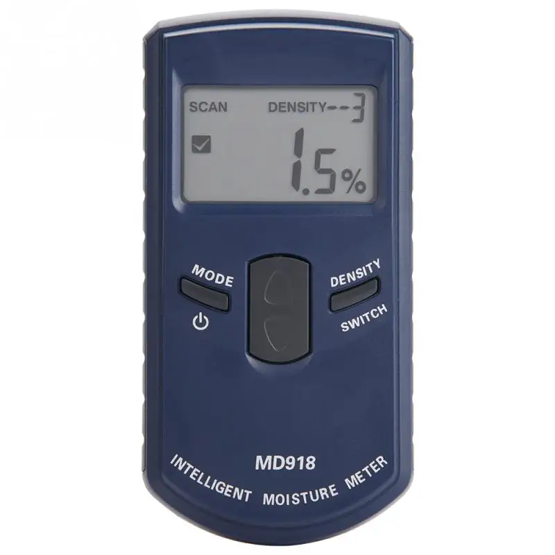 

MD918 Digital LCD Inductive Wood Moisture Meter Detector Timber Humidity Tester 4~80% RH use 3 x AAA Alkaline Batteries(without)