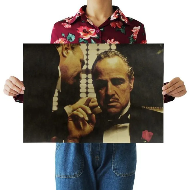 Винтаж классическое кино Постер Godfather украшение комнаты наклейки ретро крафт