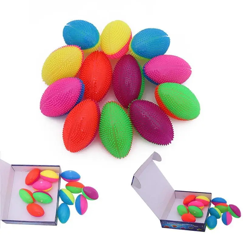 

Dog Toy Pet Glowing Sound Flash Ball Nibble Grinding Teeth Football Toys Massage Teeth Dog Toy Pet Interactive Training Supplies