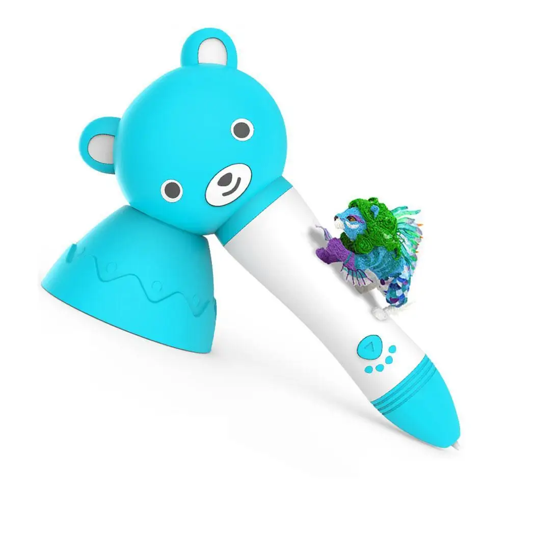 

3D Printing Pen Children Wireless Charging USB 2.0 1-3 files adjustable Smart Graffiti US Type Painting Pen