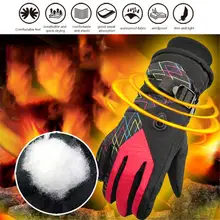 Теплые лыжные перчатки, защита от ветра и нескользящая износостойкая любителями езды на велосипеде перчатки Зимние перчатки для мужчин и женщин